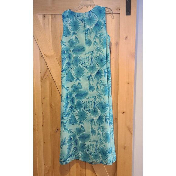 JW Treci 2 Piece Maxi Floral Dress Blazer Plus Size 18 Tie Front Tropical Beachy - Picture 4 of 16